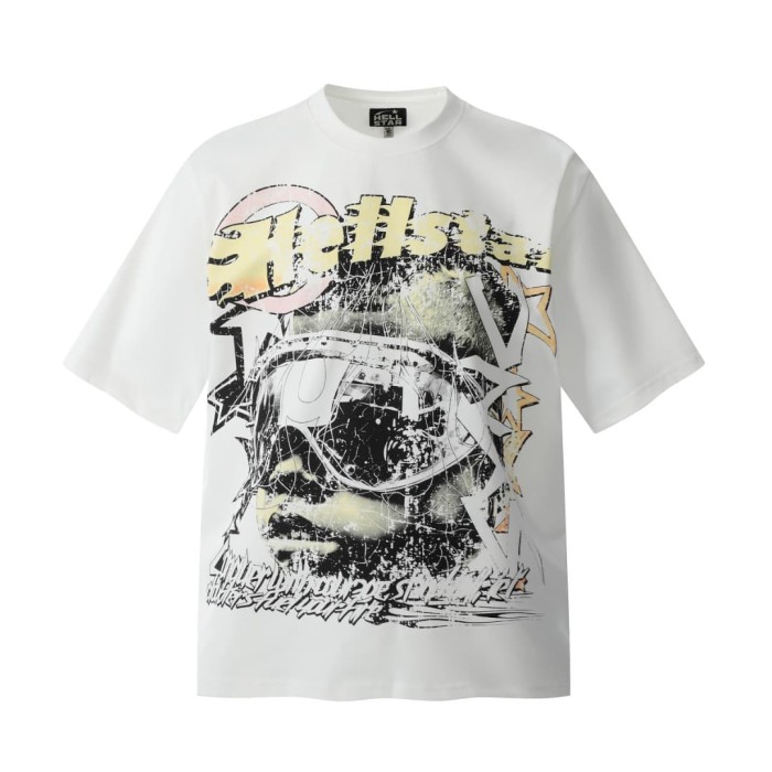 Goggles Figure Print Washed Tee 29090177