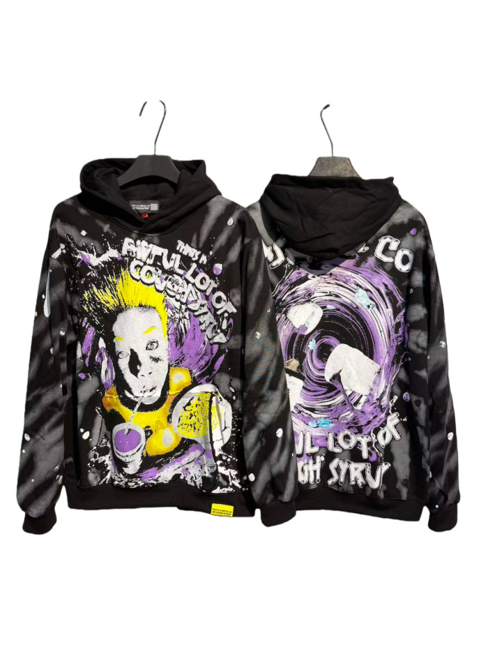 Syrup Swirl Character Print Hoodie 28680621
