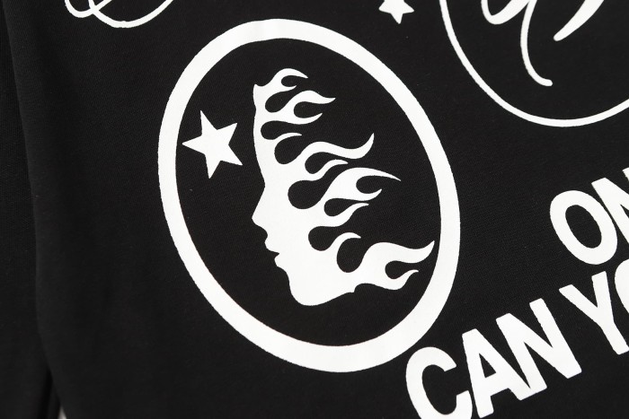 Seven-point Star Angel Print Long Sleeve T-Shirt 2 colors 28704408
