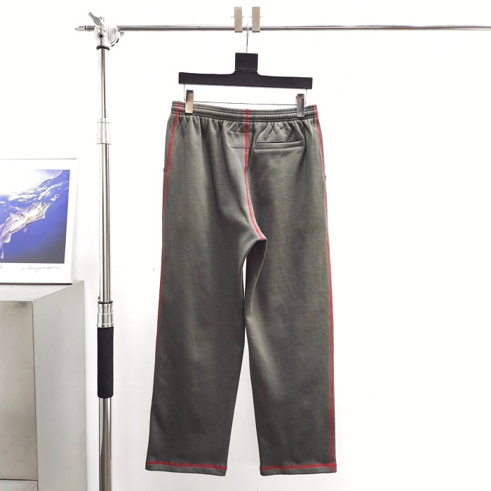 [Big & Tall for weights up to 220 lbs]1:1 quality version Red Stripe Letter Print Hoodie & Pants Set 28777395