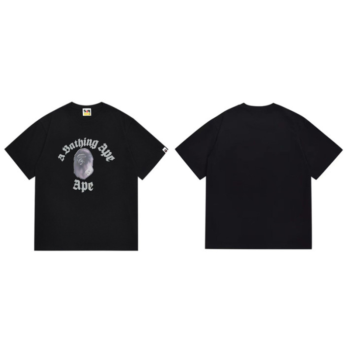 28270607 Checkered Graffiti Dazzle Ape Head Print Tee 28 colors