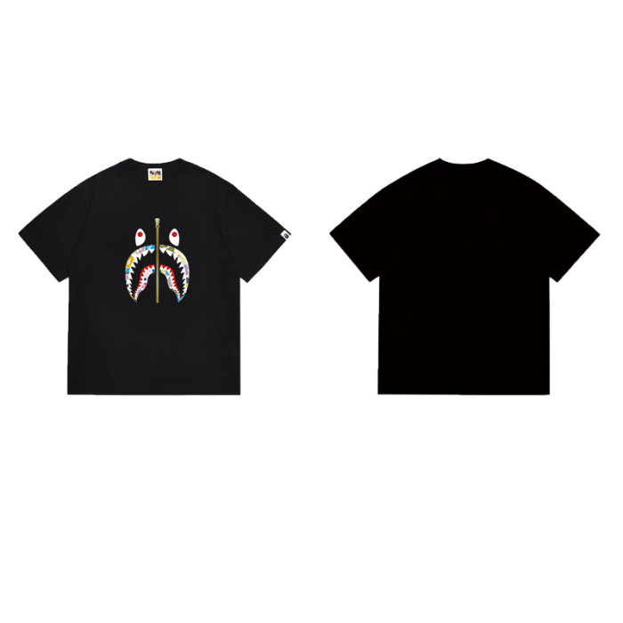 Multi-Color ABC Camo Shark Head Print T-shirt 2 colors 29053477