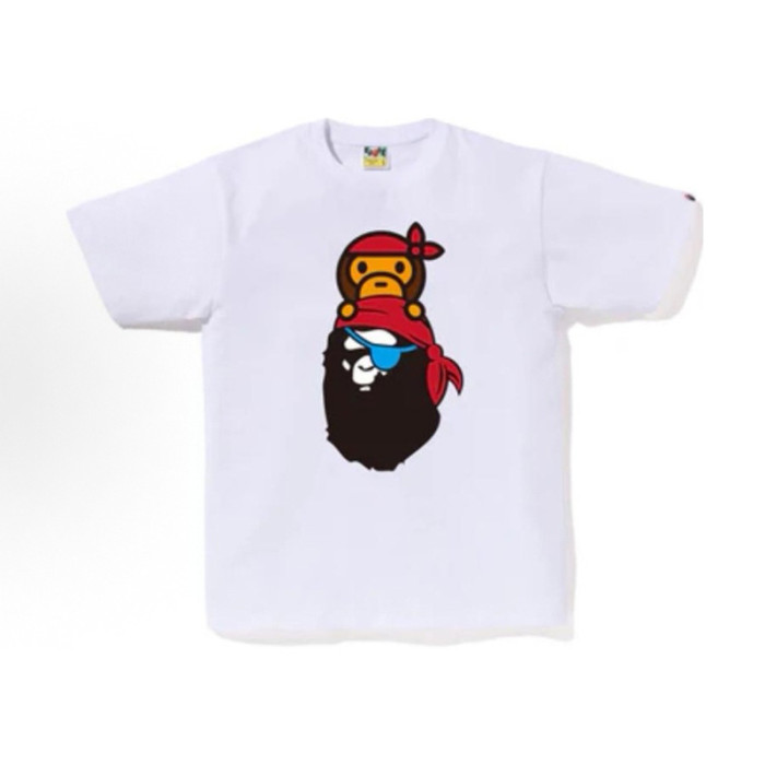 28233405 BABY MILO Camouflage Letter Ape Head Print tee 22 colors