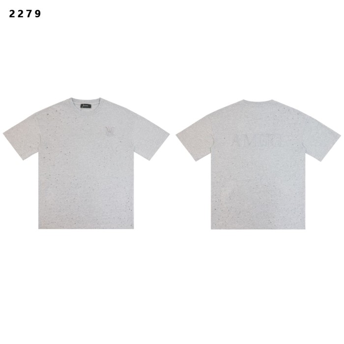 Embroidered Logo Distressed Washed Version tee 3 colors 28748556