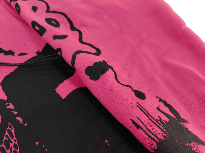 Letter Print Fleece-Lined Hoodie 2 colors 28773484