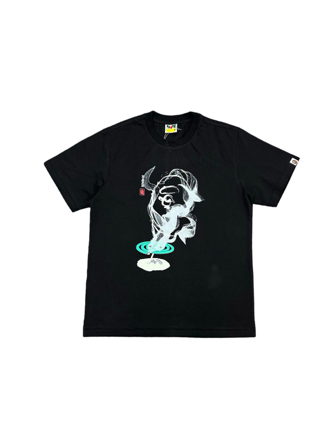1:1 quality version Mosquito Coil Circle Ape Head Print Tee 2 colors 28694942