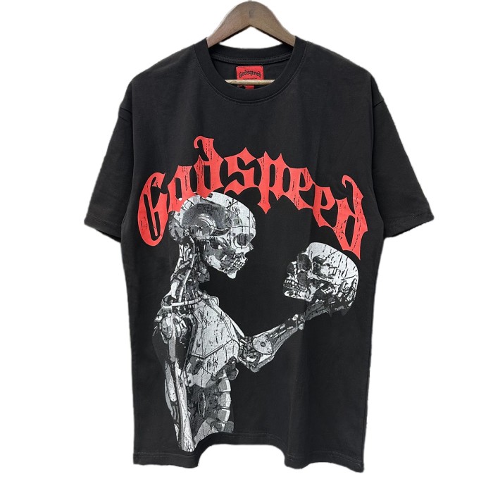 28208898 Fragment Skull Dialogue Print Tee 2 colors