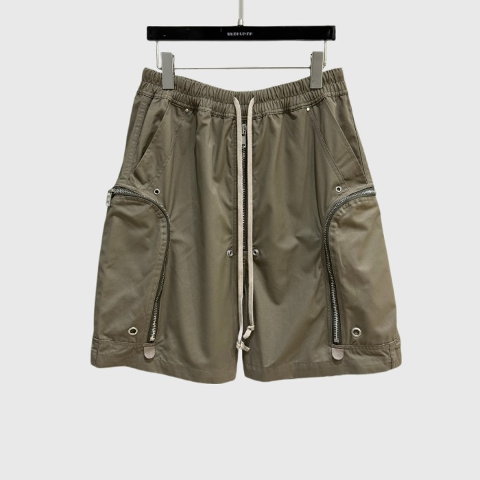 1:1 quality version Dark style multi-zipper cargo shorts 2 colors 28452644