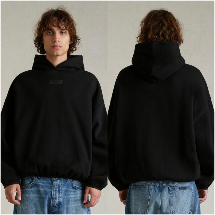 [Big & Tall for weights up to 220 lbs]1:1 quality version Three-dimensional rubber label letter LOGO Hoodie & Sweatpants Set 3 colors
