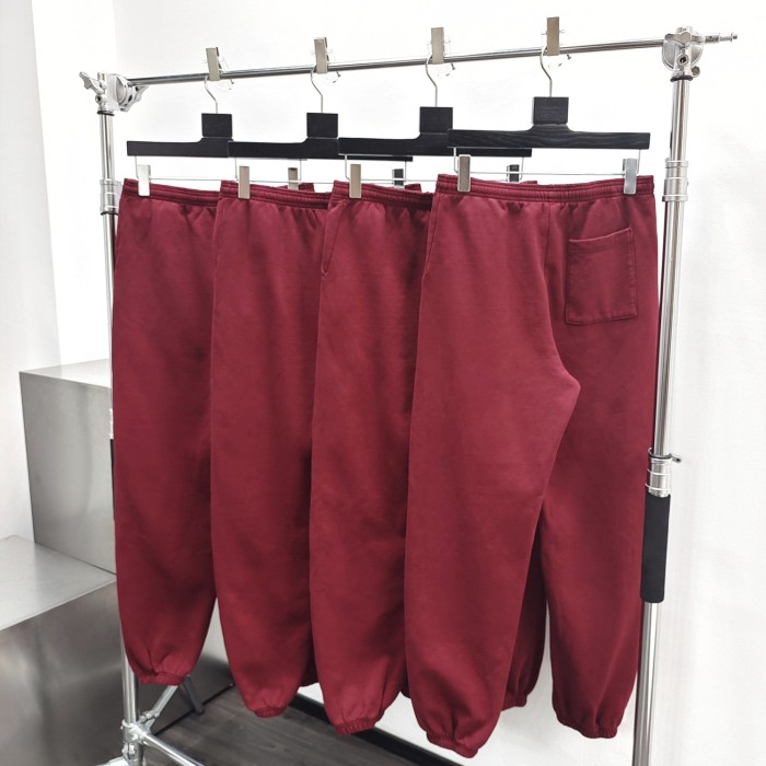 1:1 quality version Burgundy Starfish Spider Web Hoodie & pants set