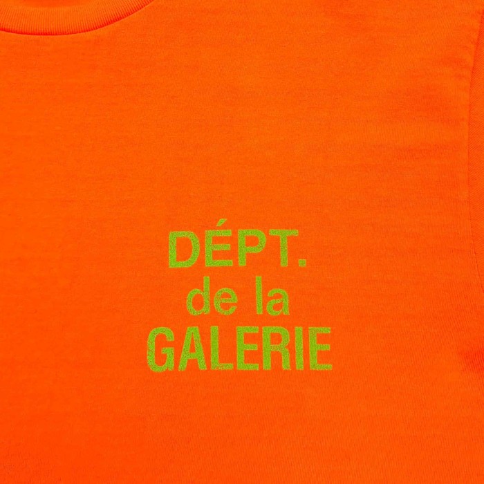 [Big & Tall for weights up to 220 lbs]1:1 quality version Green French Orange Print Tee 29045588