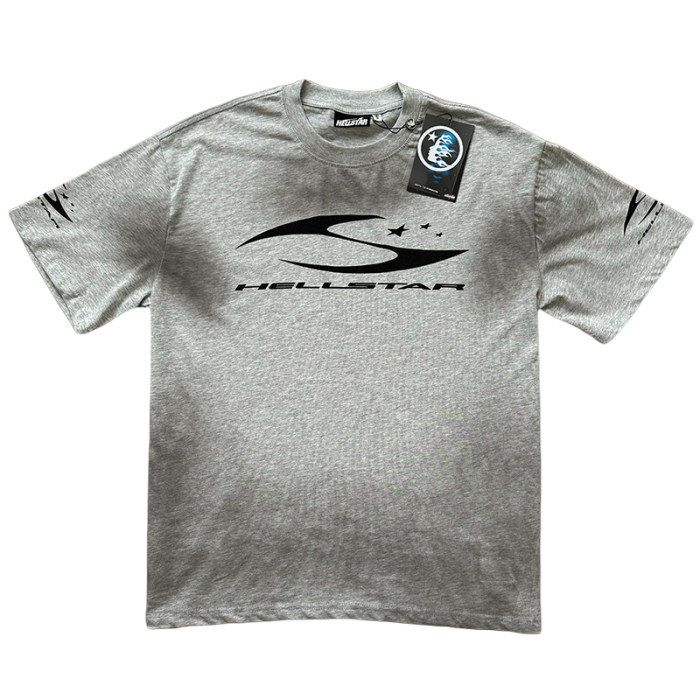 28314285 Distressed H Letter Logo Printed Washed Version Tee 2 colors