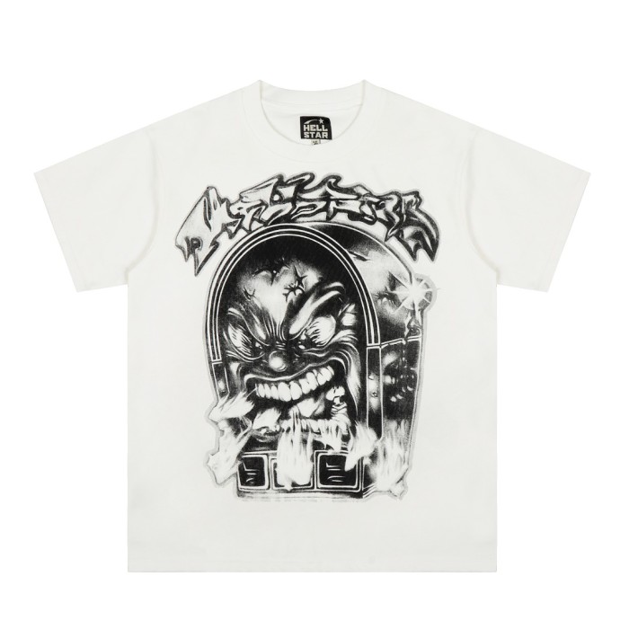 Arcade Rage Clown Print Washed Tee 29090180