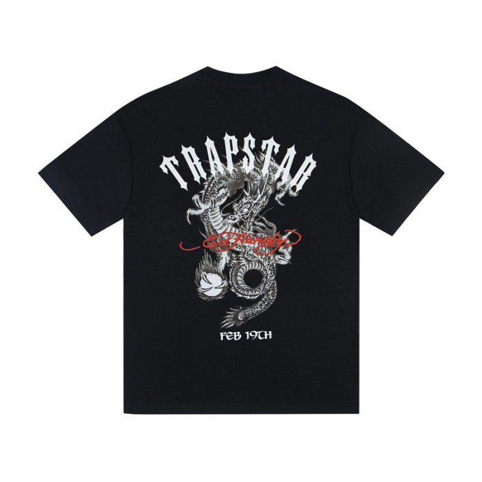 Oversized Edgy Streetwear Gothic Letter & Dragon Print T-shirt 2 colors 29077768