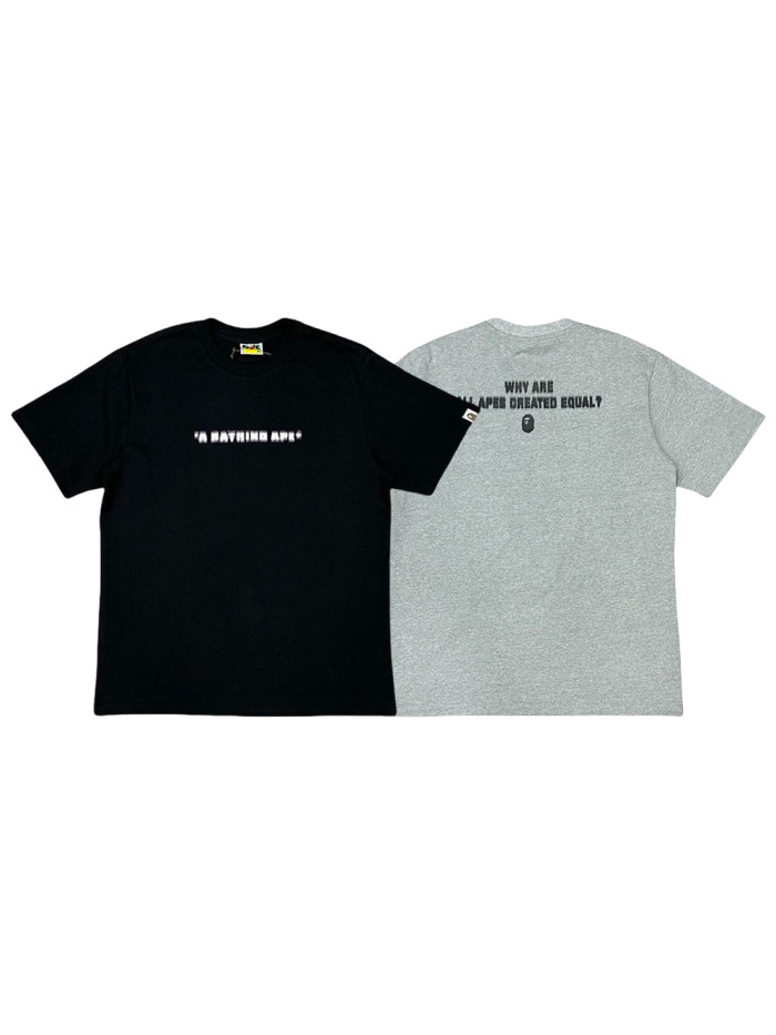 1:1 quality version 27877105 Pixel Alphabet Printed Tee 2 colors