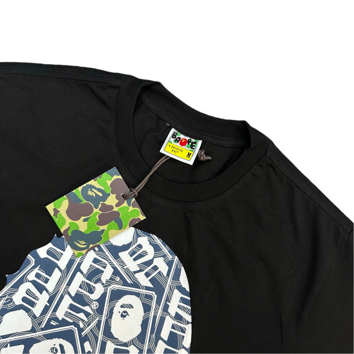 1:1 quality version Ape Man Patchwork Pattern Printed Tee 2 colors 28694971