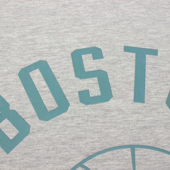 Boston Celtics curved letter basketball silhouette black loose short-sleeved T-shirt 2 colors 29053645
