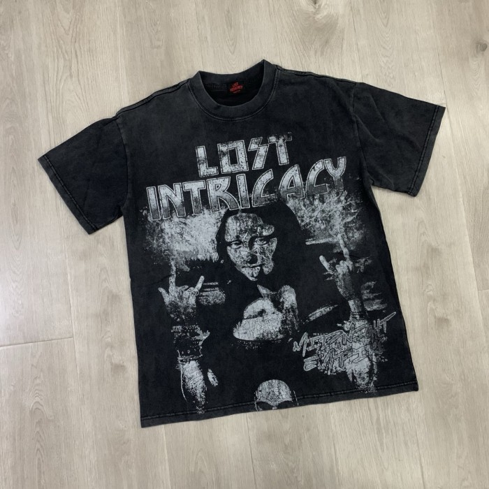 American-style hardcore rebellious dark daily commuting shirt 29077307