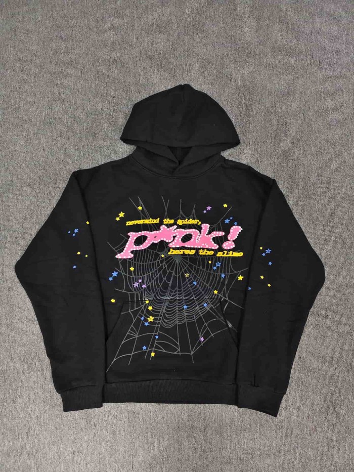Spider Web Logo Foam Print Hoodie 84 colors 29079913