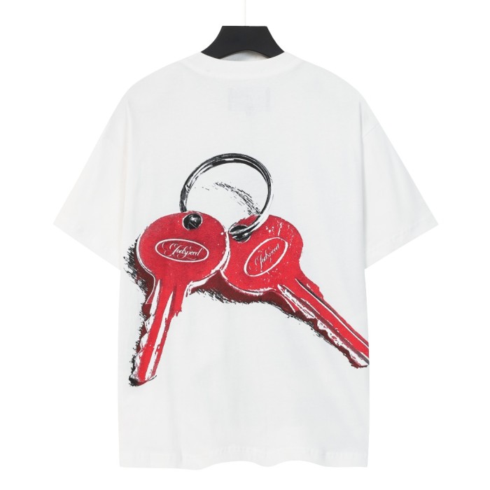 Miami sports car party rhinestone vintage short-sleeved T-shirt 29035187