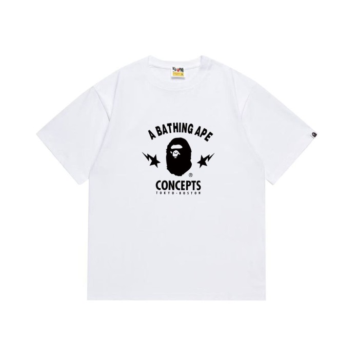 Black and white ape man print T-shirt 2 colors 29055799