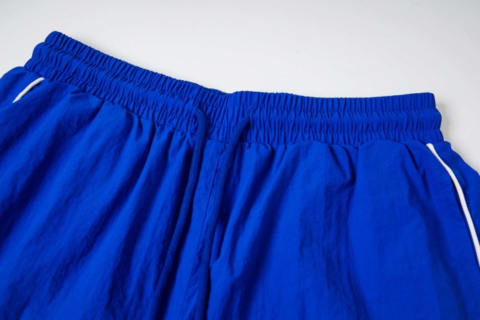 Color Block Logo Loose Casual Quick Dry Drawstring Five-point Shorts 3 colors 29077478