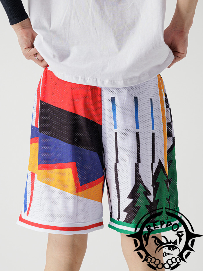 [buy more save more]Colorful Landscape Print Shorts 6 colors