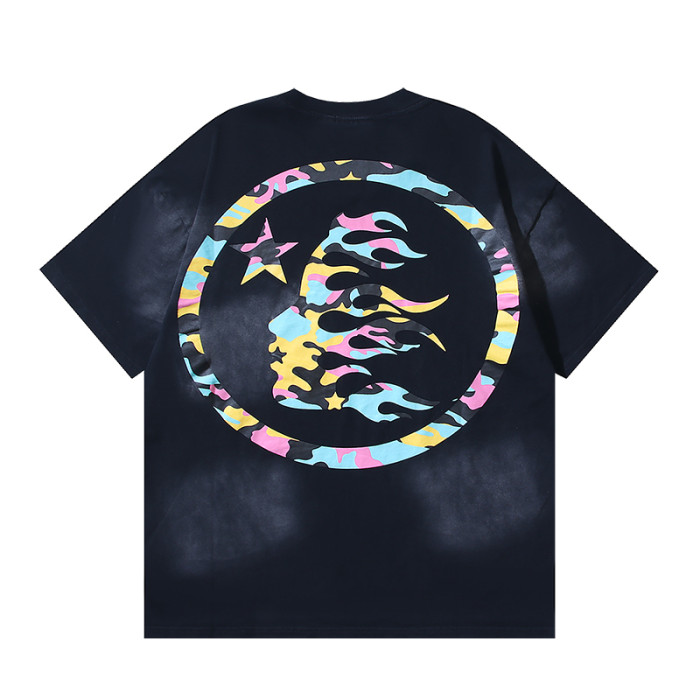 Camouflage Logo Print Washed Version Tee 2 colors 28750100