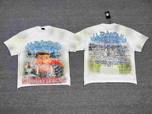 Football Goalkeeper Portrait Rhinestone Print Washed Tee 29077657