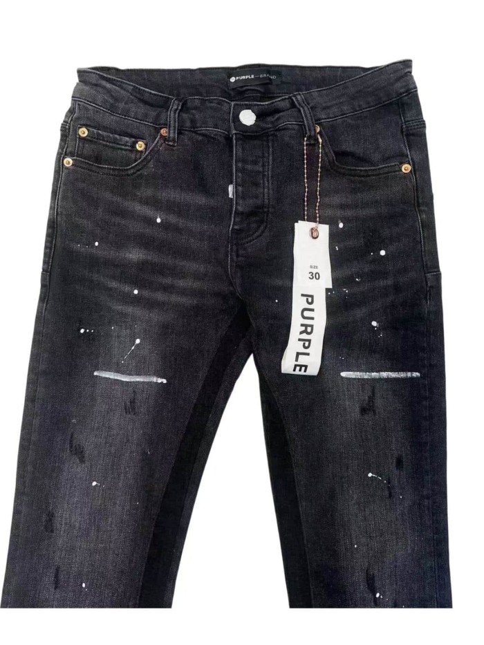 1:1 quality version Dark Misty Vintage Ink Splatter Flared Jeans 29080662