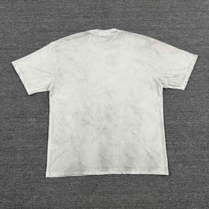 Football Tiger Rhinestone Print Washed Tee 29053840