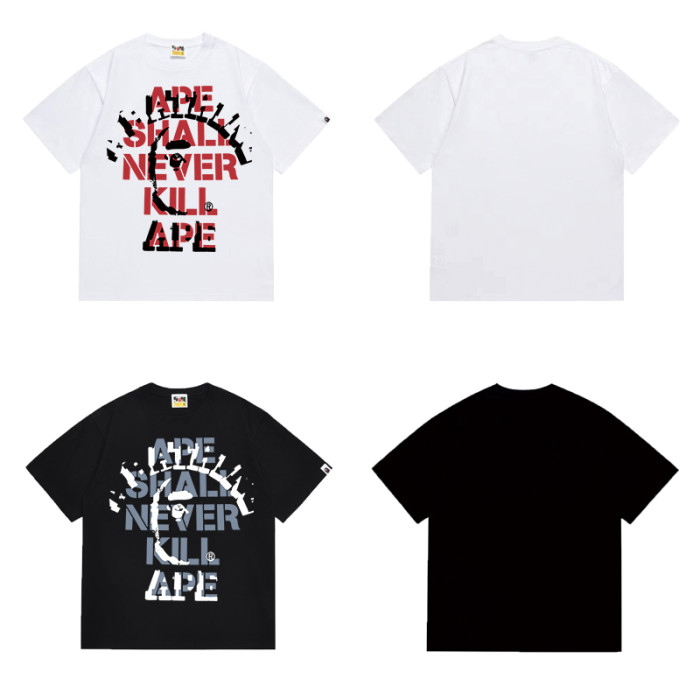 Ape Head  APE SHALL NEVER KILL APE  Graffiti Print T-shirt 2 colors 29060344