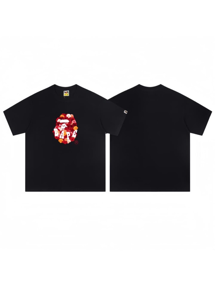 Flower Blossoms Surrounding Ape Man Printed T-shirt 2 colors 29052457