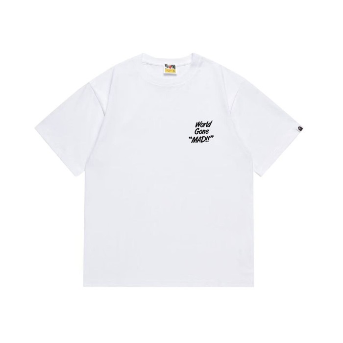Black and white ape man 93 letter print T-shirt 2 colors 29060438
