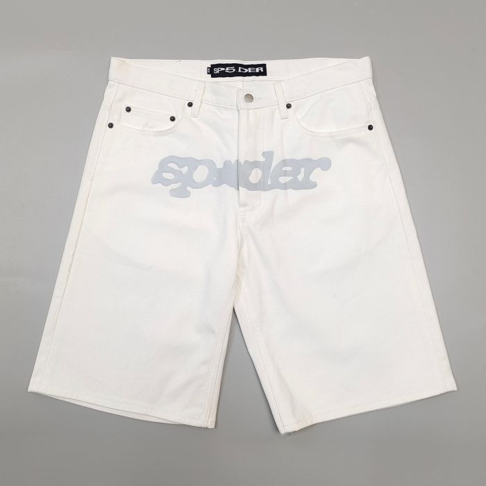 [Big & Tall for weights up to 220 lbs]1:1 quality version 28270387 LOGO Printed V3 Denim Shorts 2 colors