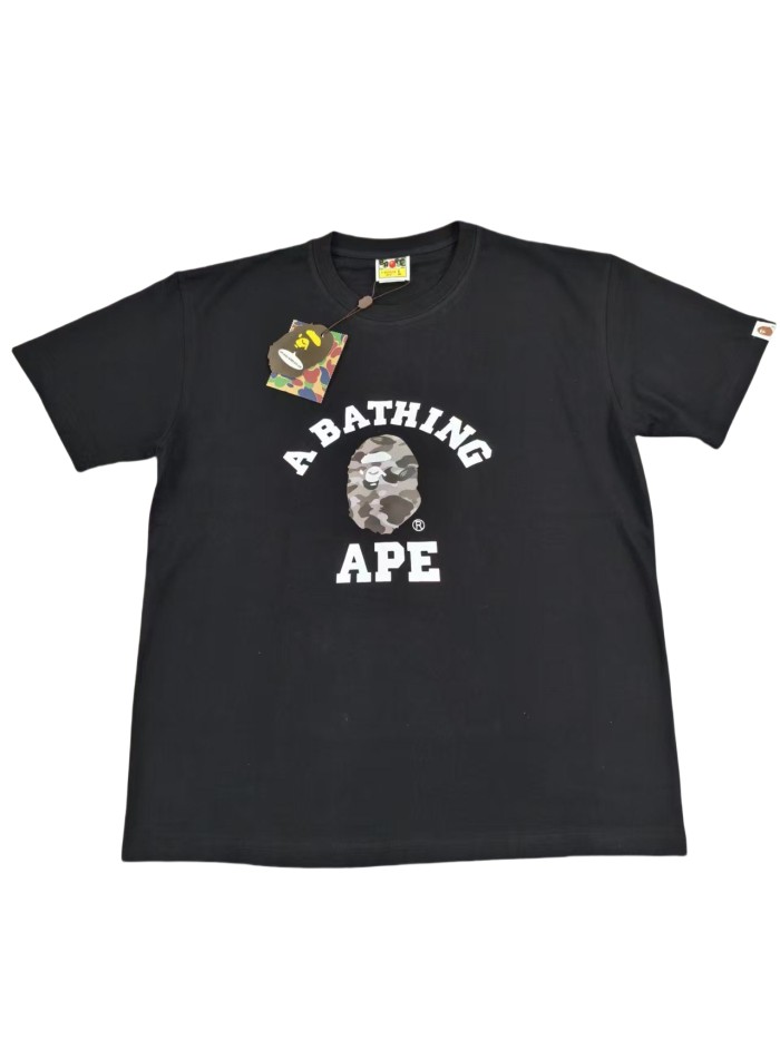 Hive Camo Ape Head Letter Print Tee 4 colors