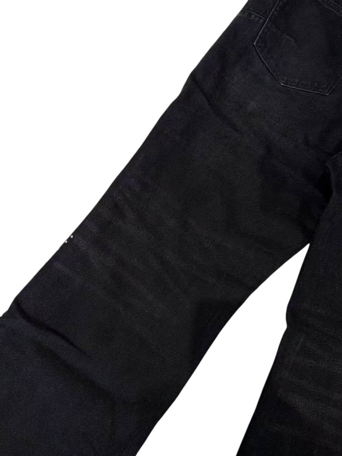 1:1 quality version Bone Patch Studded Flared Jeans 28963945
