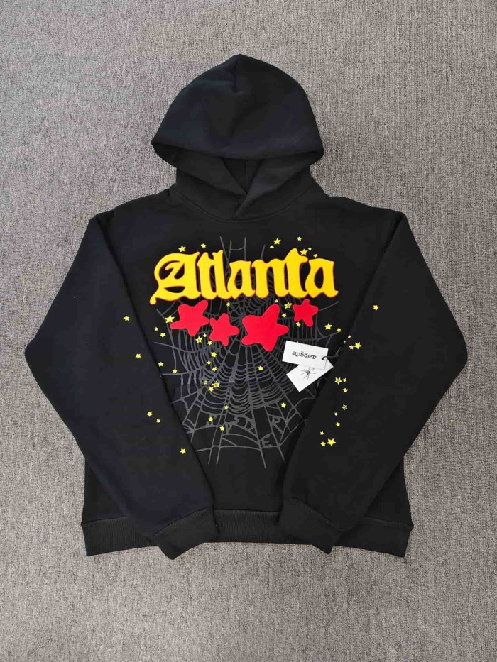 Spider Web Logo Foam Print Hoodie 84 colors 29079913