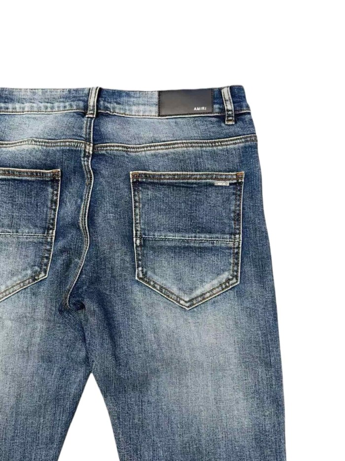 1:1 quality version Heavy Destroy Hollywood Embroidered Jeans 28972421