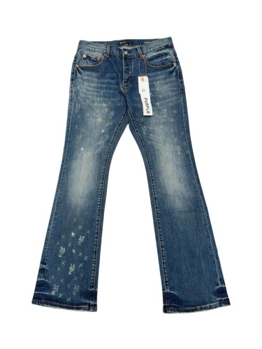 1:1 quality version Four-pointed Star Tiny Rhinestone Jeans 2 colors 28883214