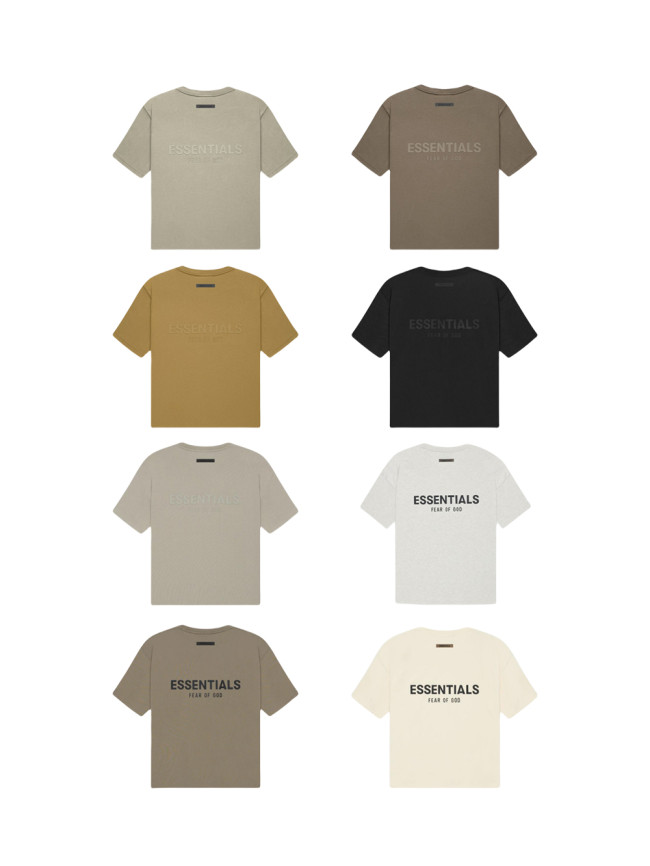 [Big & Tall for weights up to 220 lbs]1:1 quality version 27974932 Back Silicone monogrammed loose-fitting tee 8 colors