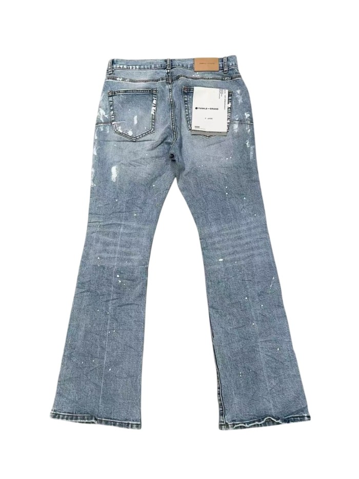 1:1 quality version White Paint Graffiti Flared Jeans 28963944