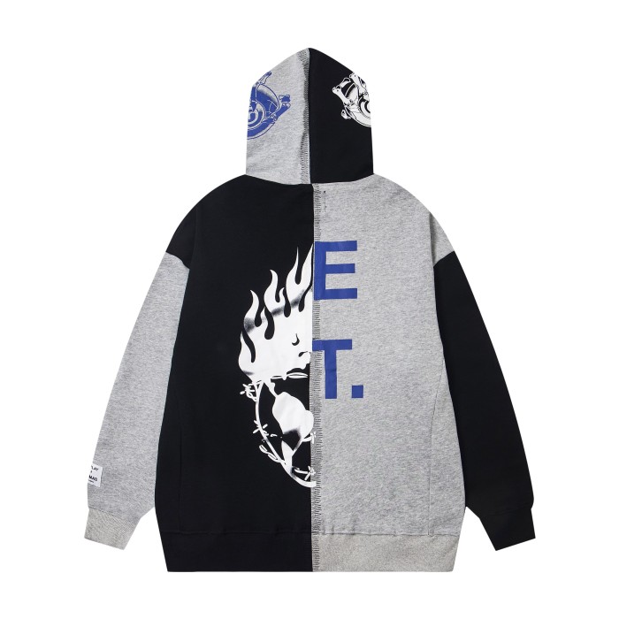 Asymmetric Patchwork Hoodie 3 colors 28475718
