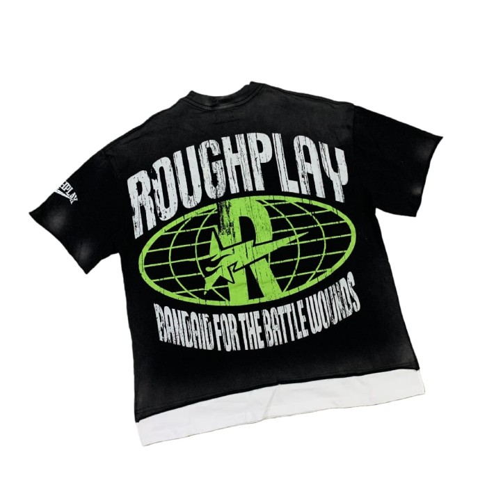 Ghoulish Screaming Monster Print Washed Version Tee 28572233