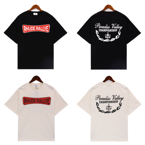 Back Wreath Coconut Print Short Sleeve T-Shirt 2 colors