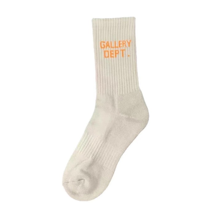 Vintage monogrammed embroidered cotton athletic socks 15 colors