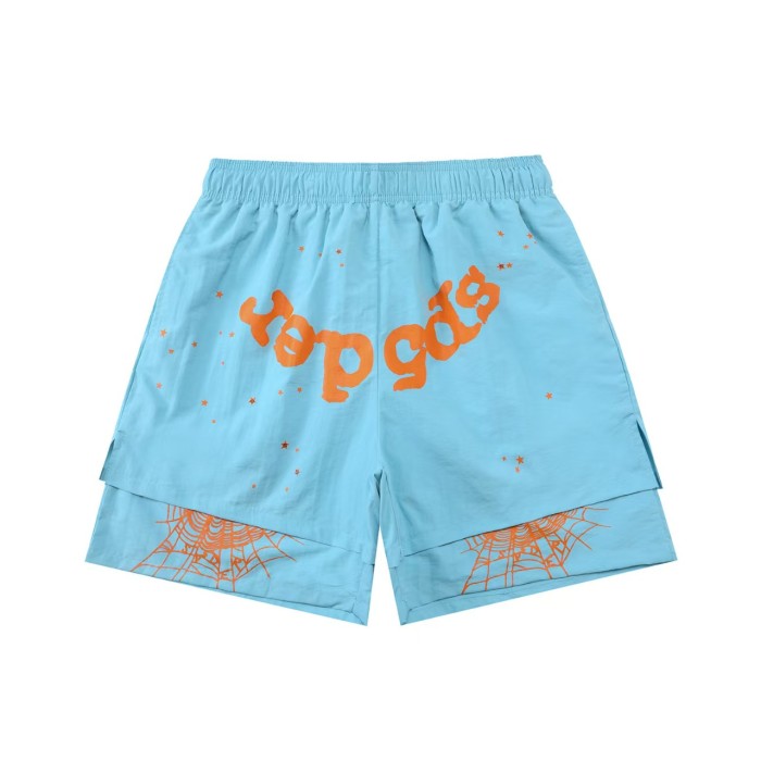 Colorful Graffiti  Spider  & Web Print Streetwear Layered Shorts 19 colors 29097074