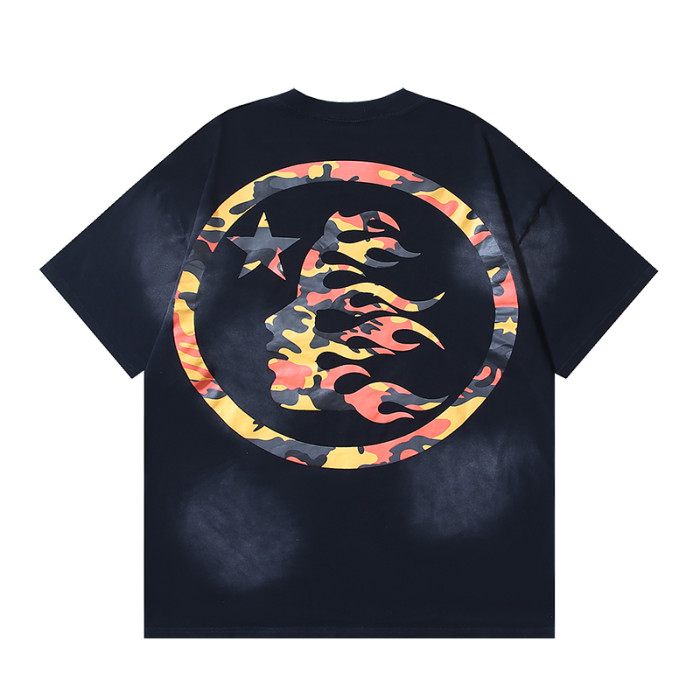 Camouflage Logo Print Washed Version Tee 2 colors 28750100