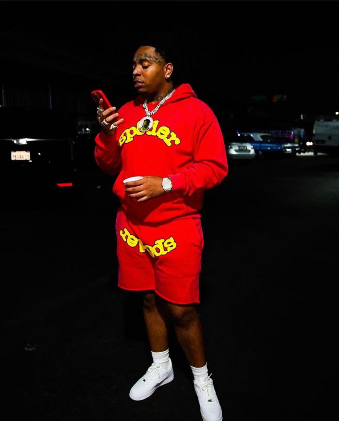 [Big & Tall for weights up to 220 lbs]1:1 quality version 28199460 Yellow Logo Print Shorts