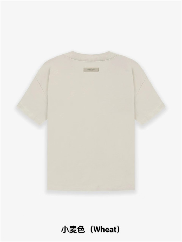 [Big & Tall for weights up to 220 lbs]1:1 quality version 27956133 Beige Flocked Letter Tee &  Terry Shorts Set 3 colors